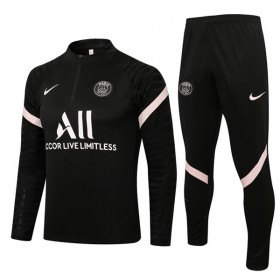 Paris Saint Germain Sudadera De Entrenamiento Trajes 2022/23 Cuarto-Cremallera Rosa Claro Negro